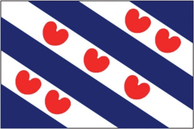 Talamex Friese vlag  100 x 150 cm