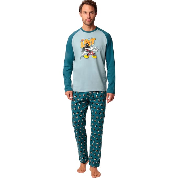 Setjes Admas Pyjama broek top lange mouwen Lost Mickey Disney