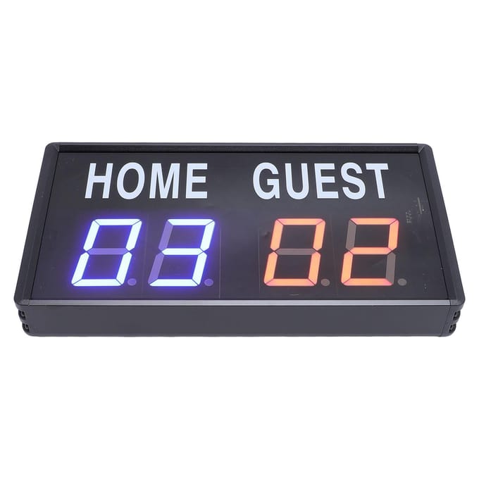Tableau de score de basket-ball électronique avec télécommande Alimentation USB LED Portable Marqueur de score pour EU Plug