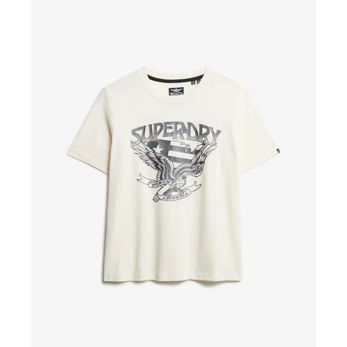 Dames-T-shirt Superdry American Eagle