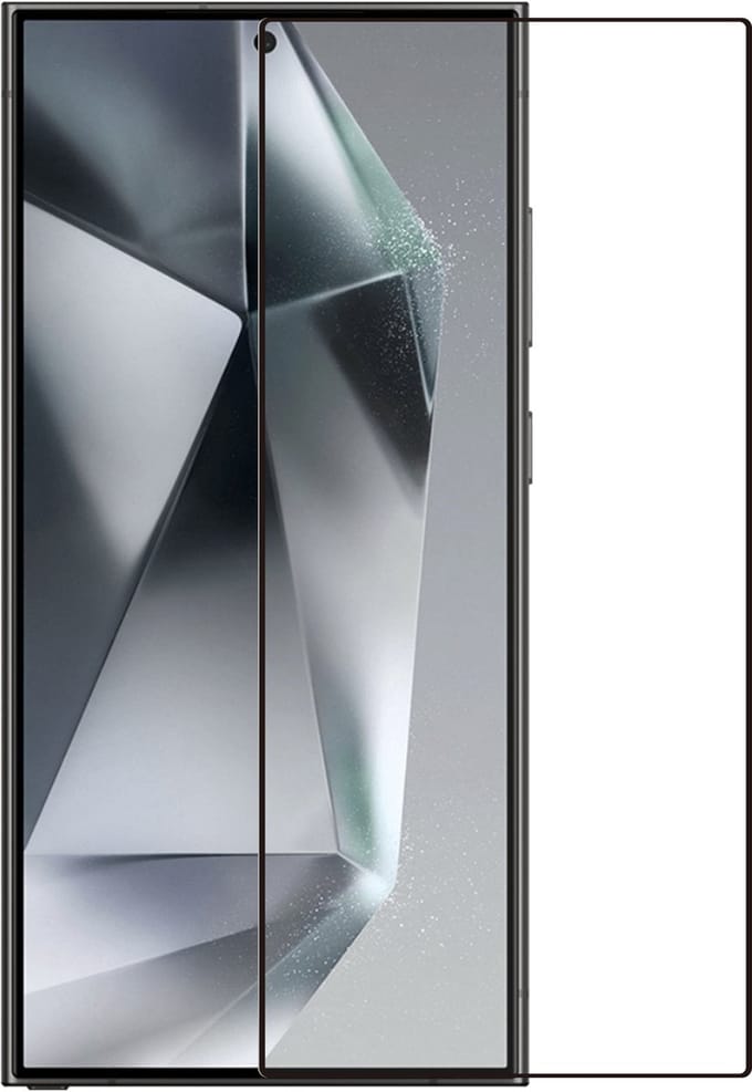 ScreenArmor Full Cover Tempered Glass Screenprotector voor Samsung Galaxy S24 Ultra