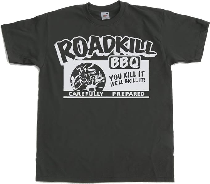 Hybris Roadkill BBQ donkergrijs