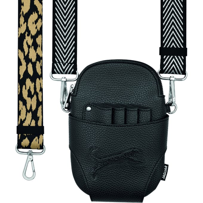 Jaguar Crossbag Zwart/zilver