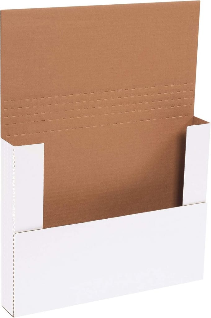 Witte Easy-Fold Verzenddozen 50 Stuks - Crush-Proof Verpakkingsmateriaal
