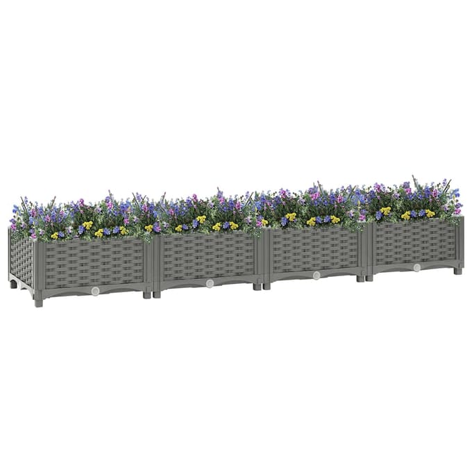 vidaXL - Plantenbak - verhoogd - 160x40x23 - cm - polypropeen