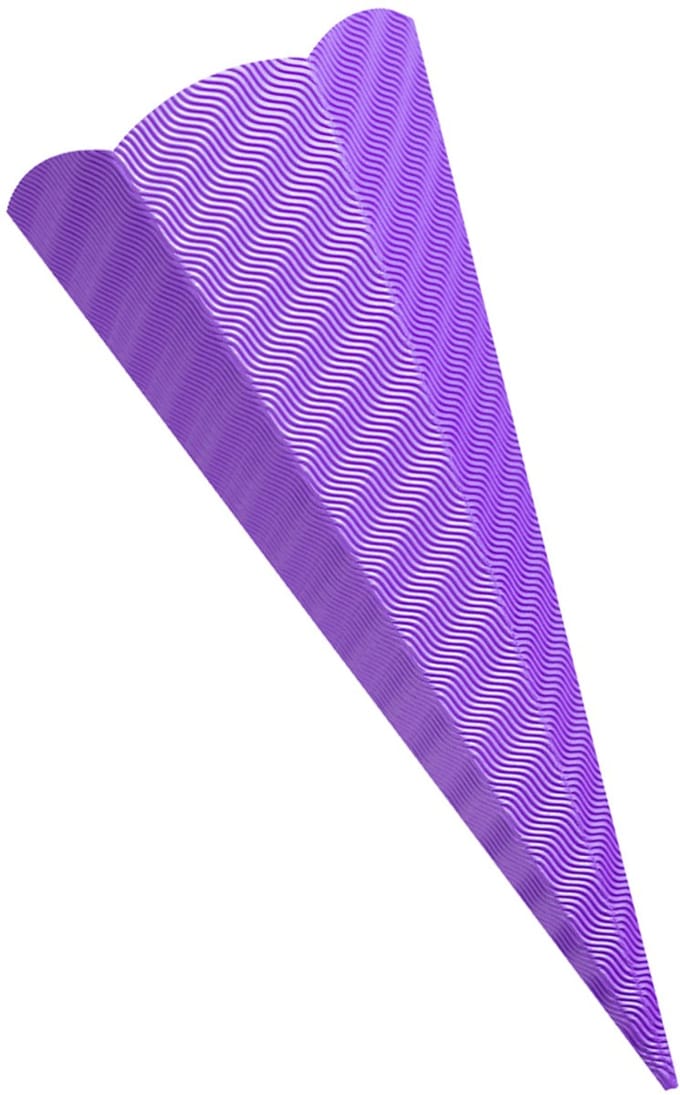 folia Knutselbasis voor schooltas, 3D-golfkarton, zeshoekig, rood