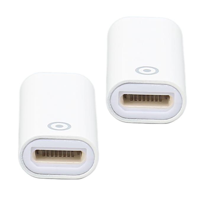 2 Pièces Adaptateur de Charge Petit Compact Adaptateur de Charge pour Stylet Remplacement pour IOS Pencil pour