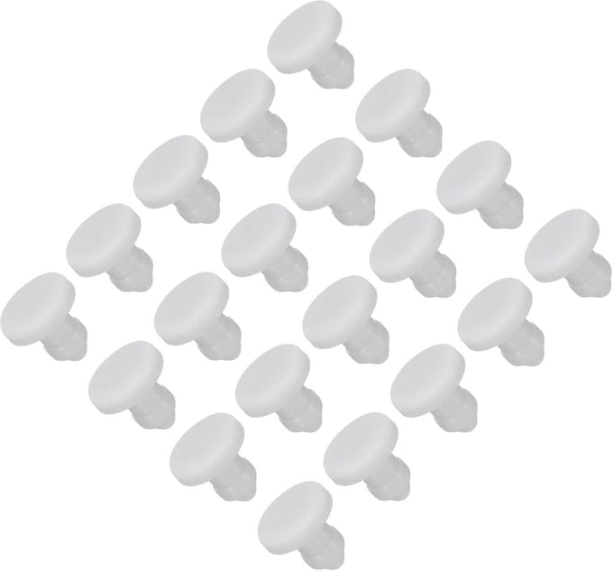 Siliconen Gatstoppen - Afsluitdoppen Rubber - Gaten Afwerken - Hoge Elasticiteit - 4 mm - Grijs