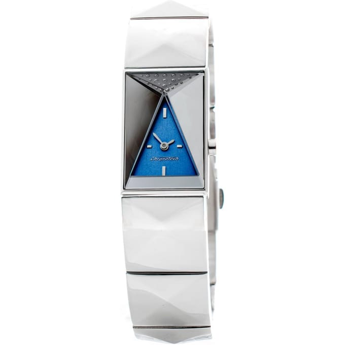 Zegarek CHRONOTECH CT7357S-01M. Kwarcowy, Kolor niebieski. Kobieta.