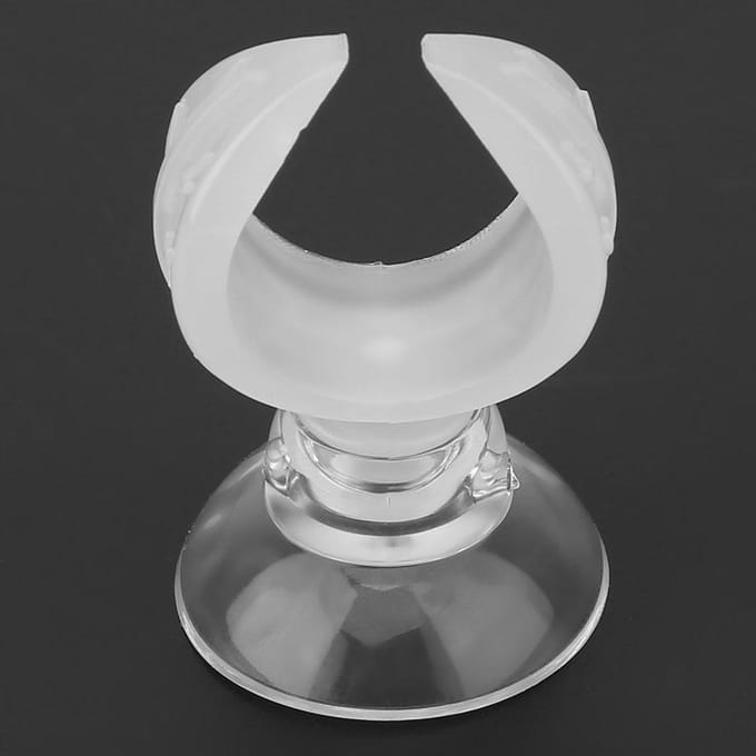 Aquarium Vis Tank Zuignap Clips Luchtleiding Buis Houders Klemmen(Wit Binnendiameter 14,6 mm) white