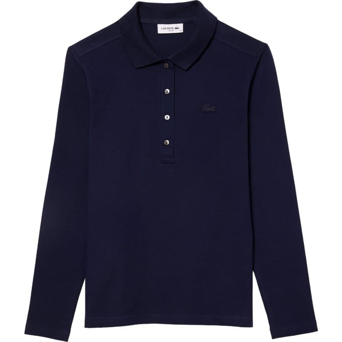 Lacoste Stretch Mini Piqué Polo Dames - Maat M (40)