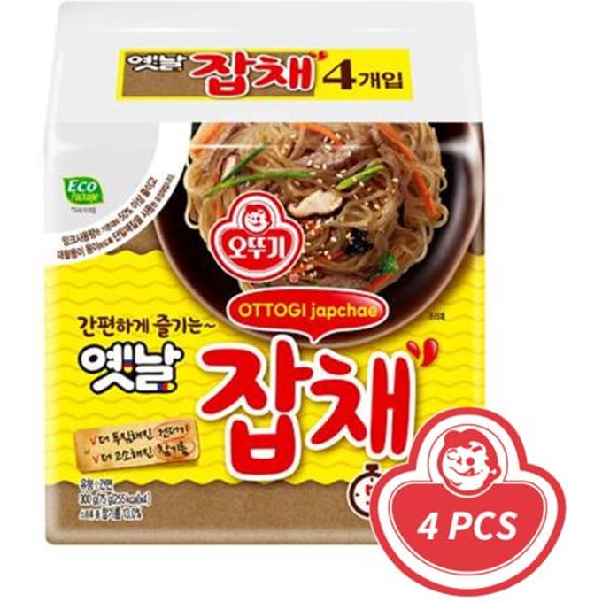 Ottogi Traditionele Japchae-verpakking 75g x 4 (3 opties) 4PCS yellow
