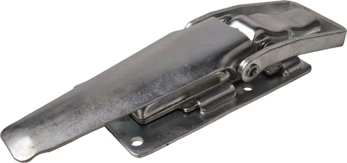 Spansluiting zijborden aanhanger op plaat 15x8 cm