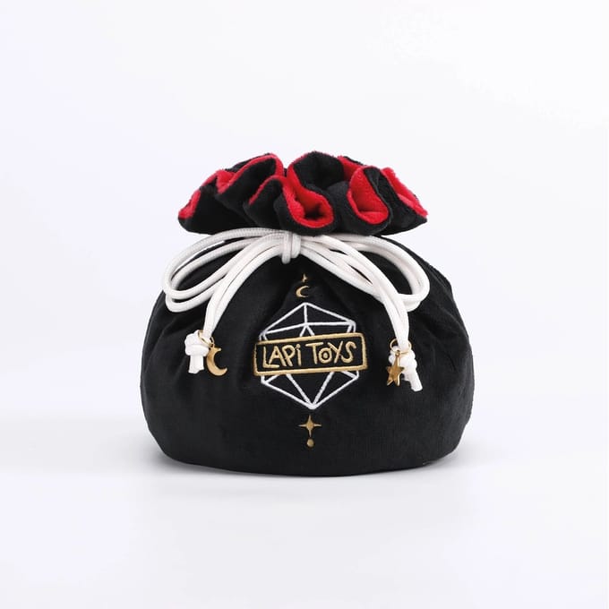 Lapi Toys - Dungeons and Dragons Dice - Dice bag - Dice Pouch - DnD Dobbelstenen zak - Fluweel -