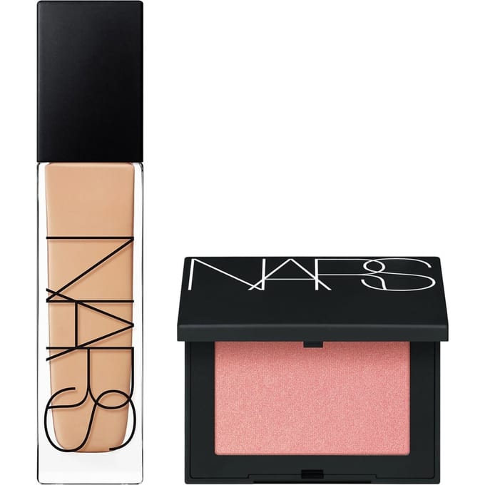 NARS Natural Longwear Foundation 30ml and NARS Blush Orgasm 4.8g Bundle (Various Shades) - Vallauris