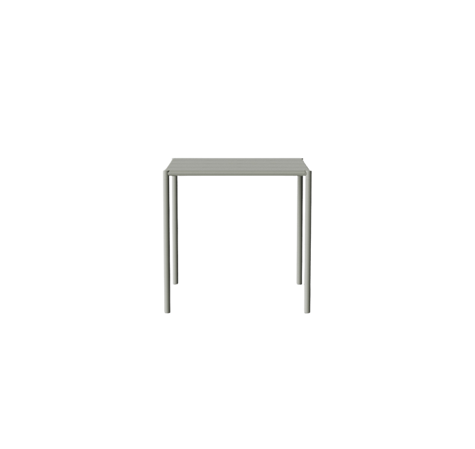 NINE Sinus tuintafel - grey - 75,5 x 75,5 cm