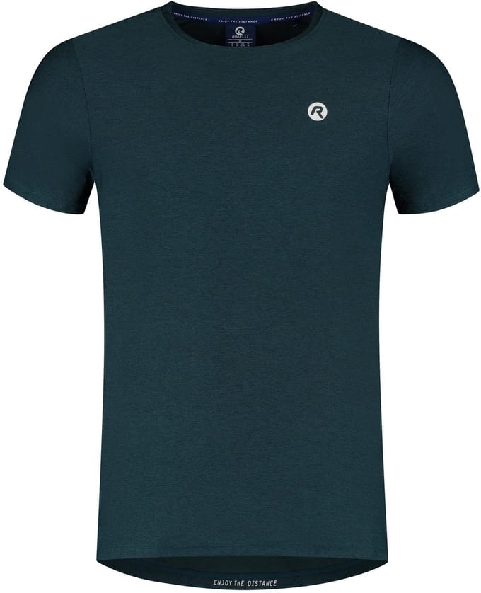 Rogelli Essential Heren Hardloopshirt - Korte Mouw - Blauw