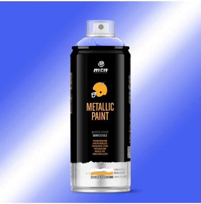 MTN metallic spuitverf - Donkerblauw - Decoratief - 400ml