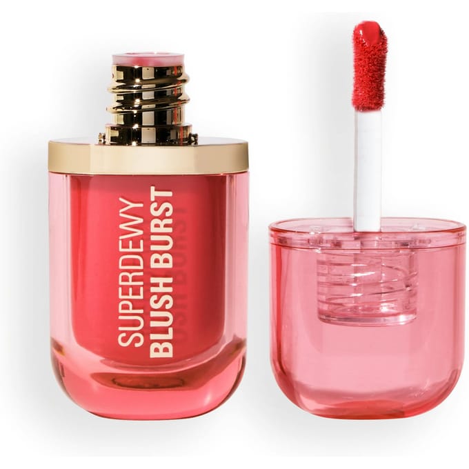 Revolution Superdewy Blush Plump Serum Liquid Blush Watermelon Pop Coral 4.2 ml