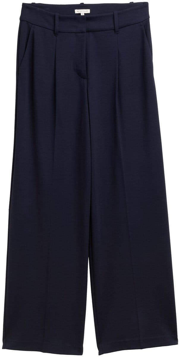 Tom Tailor - TTLEA broek met wijde pijpen - Maat 36/32 - sky captain blue