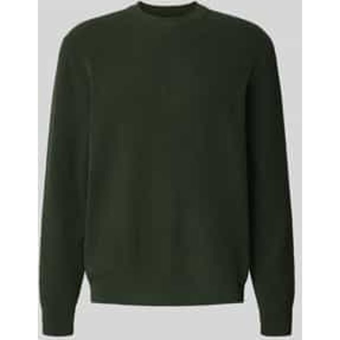 Regular fit shirt met lange mouwen en ronde hals