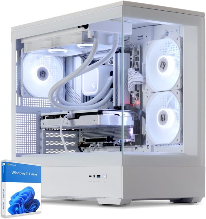 Sedatech Advanced Gaming PC Waterkoeling White Edition • AMD Ryzen 9 9950X3D 16x 4.3GHz • Geforce RTX 5080 • 64Gb DDR5 • 2Tb SSD M.2 • WiFi • Bluetooth, USB C • Windows 11 • Desktop computer