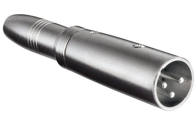 XLR (m) - 6,35mm Jack mono (v) adapter