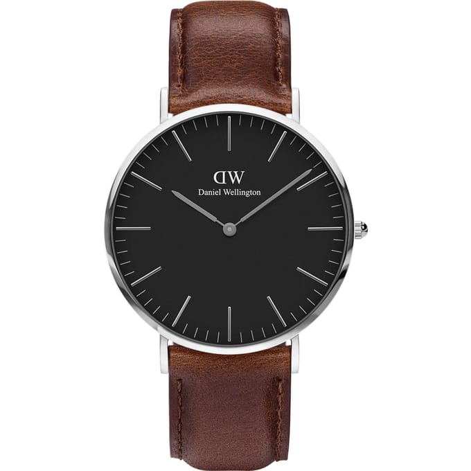 Daniel Wellington DW Watch Classic Bristol Black Silver 36mm