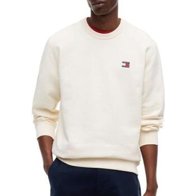 Tommy Hilfiger Regular Badge Crew Calico Größe: XL | Pullover Outlet | Herren