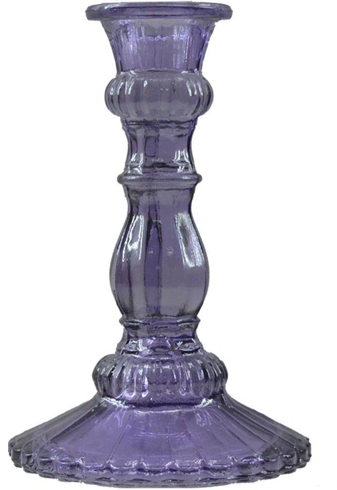 by Mooss - Kandelaar - Glas - Kaanch - Purple - 17cm - Trendy