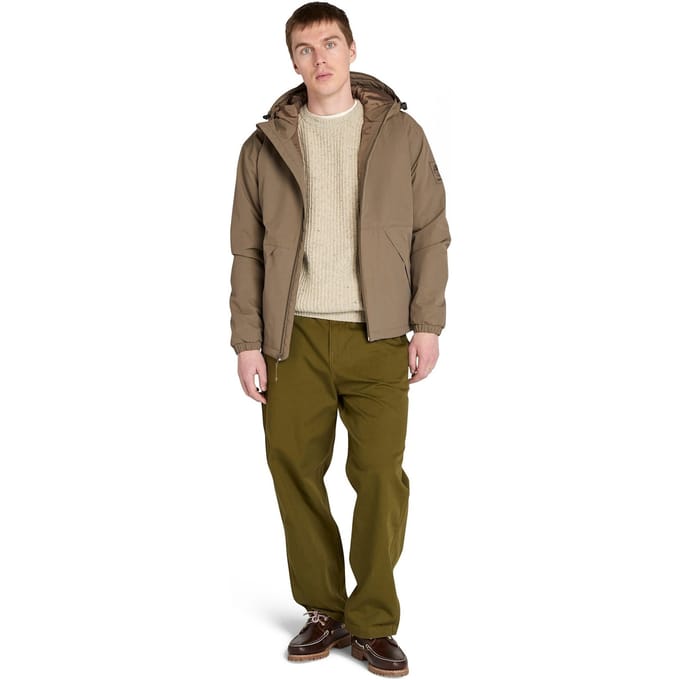 Timberland Waterproof Insulated Jacket Chocolate Chip Maat: S | Regenjassen Outlet | Heren | Bruin
