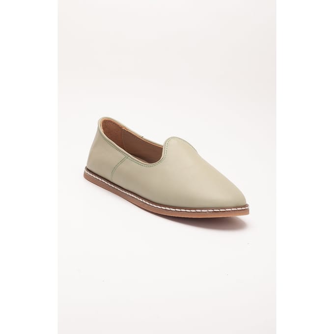 Dalya Leren Instapper Platte Schoenen Dames