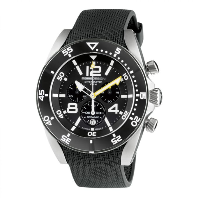 MOMO Design Dive Master MD1281SB-11 Horloge Heren 46 mm 10 ATM