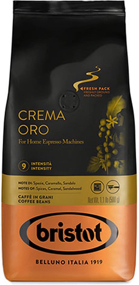 Bristot Crema Oro - Koffiebonen - 500 gram