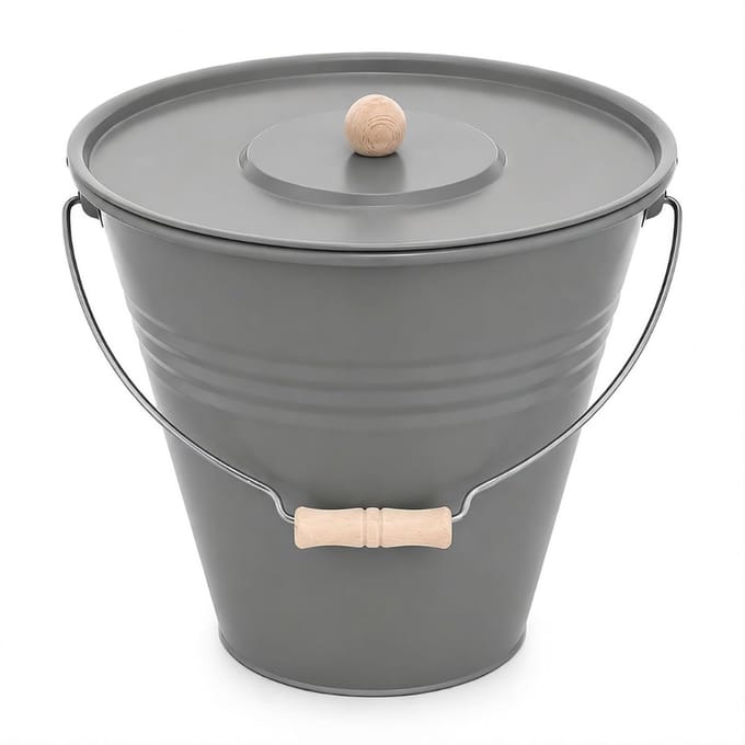 DailySupplies® Emmer Met Deksel – Asemmer – Kolenemmer