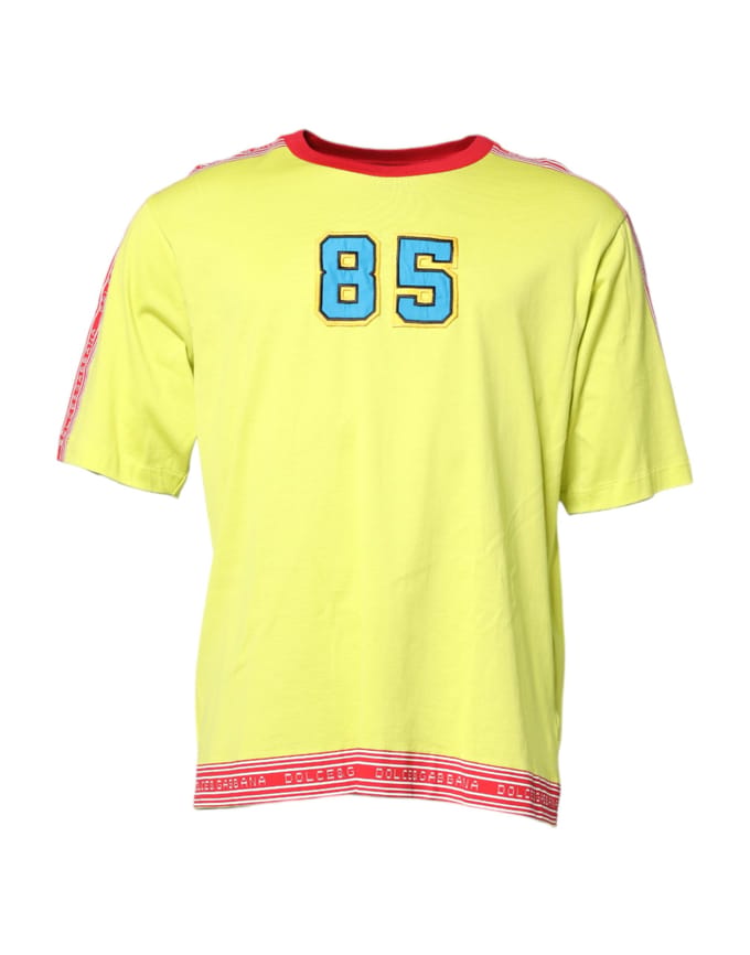 85 Geborduurd T-shirt met Korte Mouwen