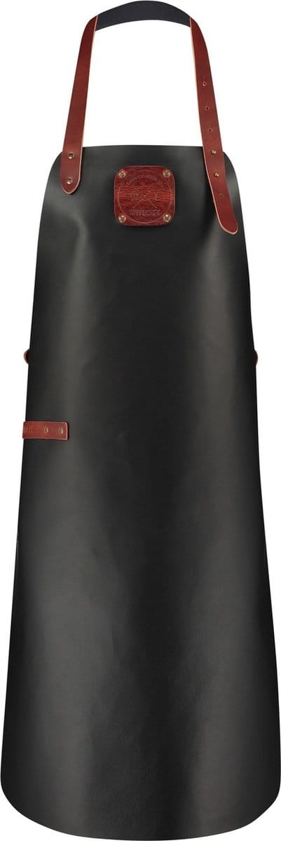 Witloft Leren schort classic | Large | Zwart