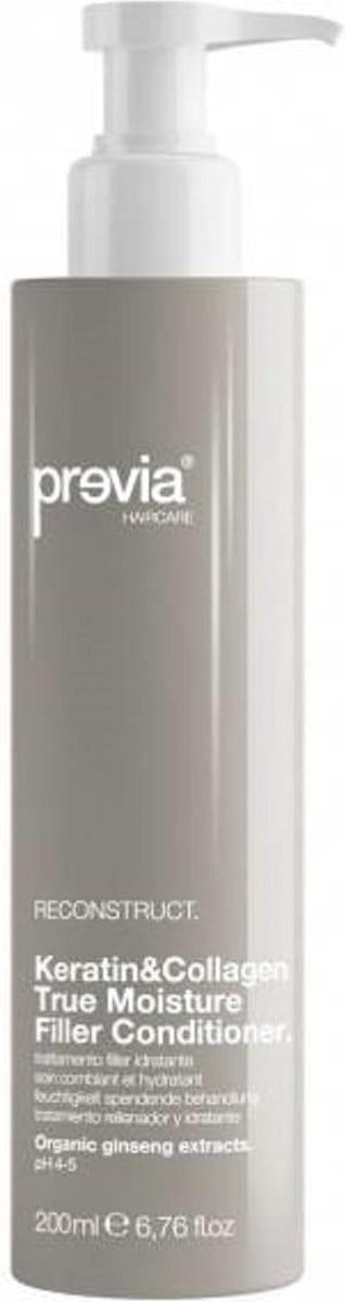 Previa Reconstruct Keratin & Collagen True Moisture Filler Conditioner 200ml