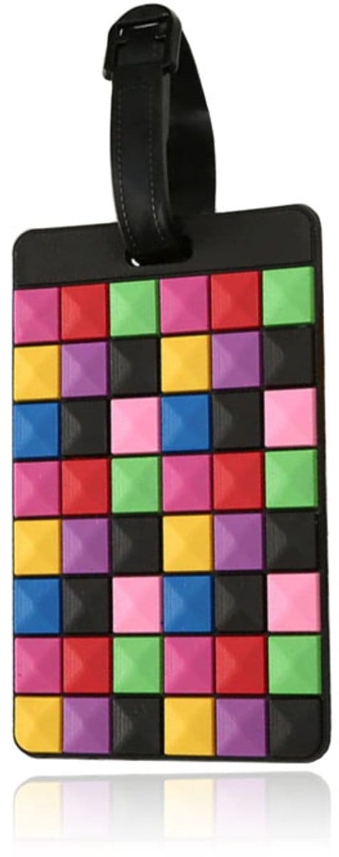 Bagagelabel - Squares