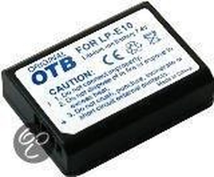 Digibuddy accu Canon LP-E10 (o.a. voor de Canon EOS 1100D)