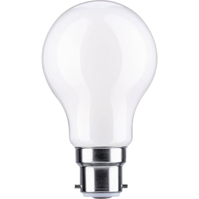 Standaard 230 V LED-gloeilamp B22d 1055lm 9W 2700K dimbaar Opaal