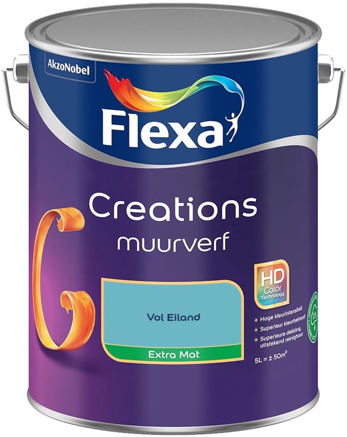 Flexa - Creations Muurverf Extra Mat - Vol Eiland - Mengverf - 5 L