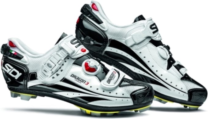 Sidi DRAGON 3 Mountainbikeschoenen Wit/Zwart Vernice - Maat 48