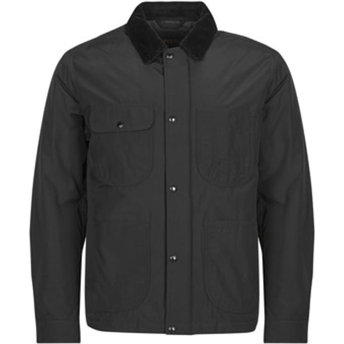 Windjack Polo Ralph Lauren GEWAXT "OILCLOTH" JACK MET CORDUROY KRAAG