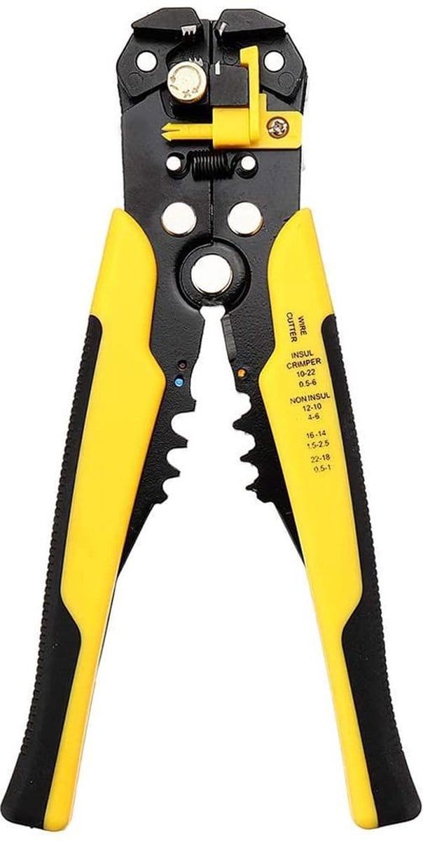 MMOBIEL automatische draad stripper krimper striptang 10-24 AWG 0,2-6,0mm ²