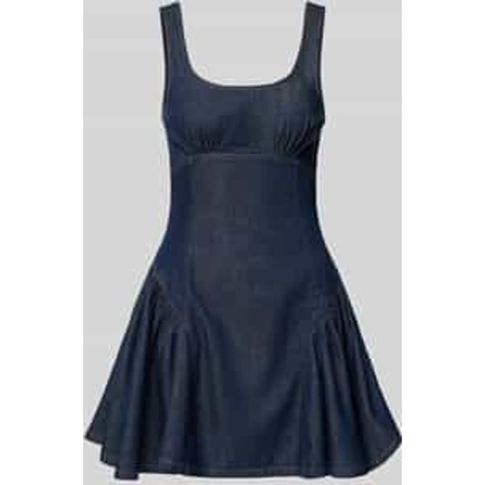 Minijurk in denim-look model 'Eva'