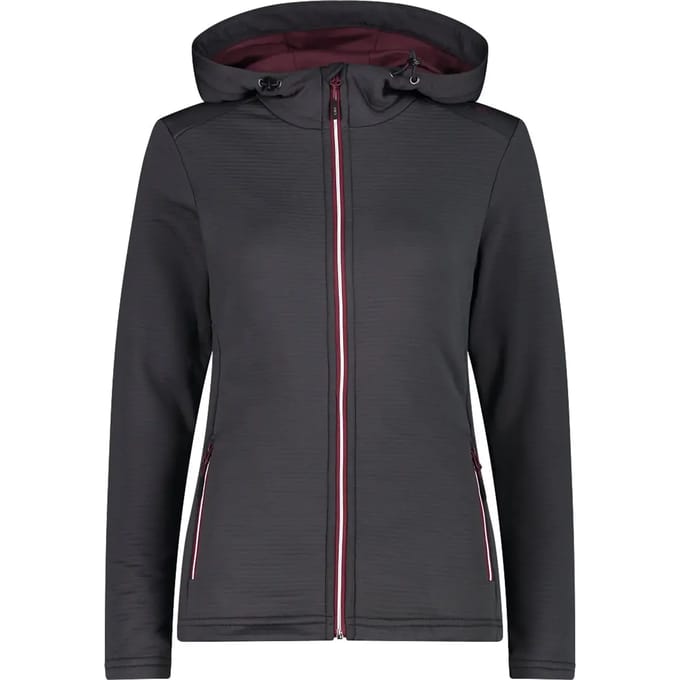 Dames fleece met capuchon CMP