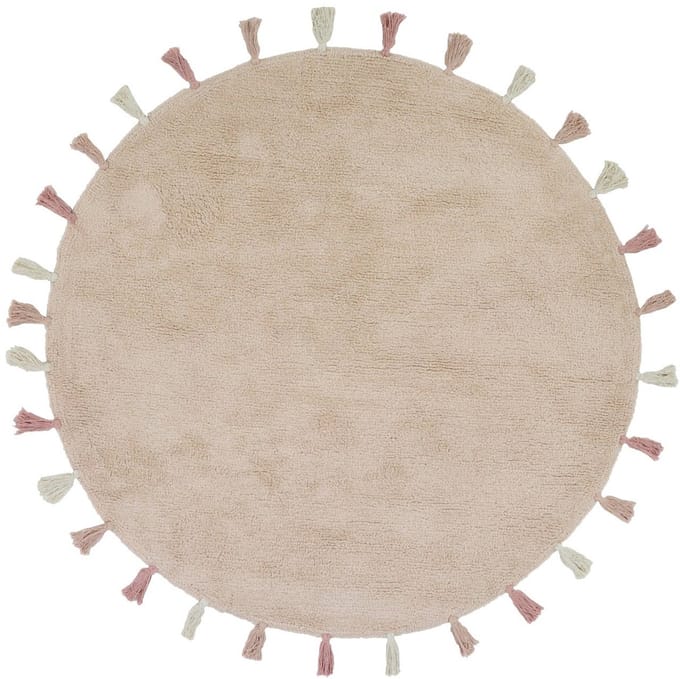 Tapis Petit Sara Vloerkleed - 130 x 130 cm - Roze
