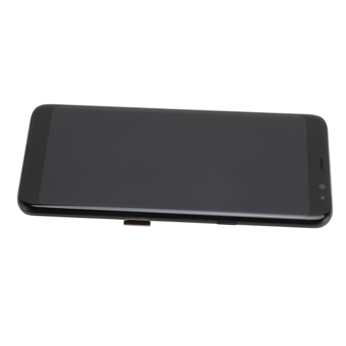 Assemblage d'écran avec kit d'outils de réparation d'empreintes digitales Écran LED tactile anti-rayures pour Galaxy gray