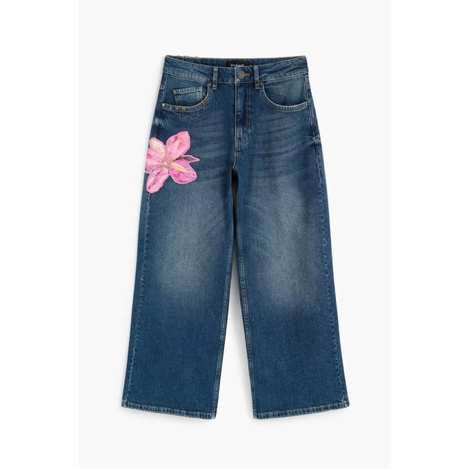 Dames Wide Leg Jeans Desigual Flora